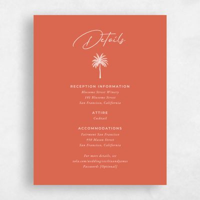Orange Destination Wedding Enclosure - Seaview