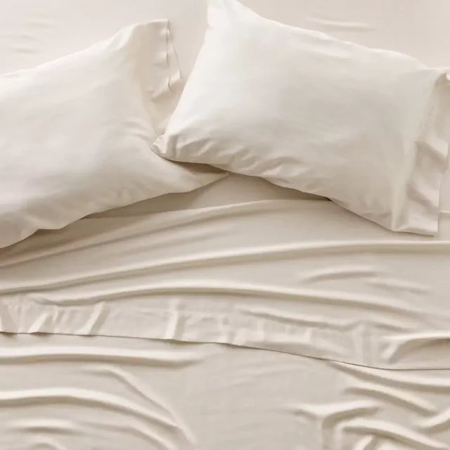 Full 400 Thread Count Rayon from Bamboo Sheet Set Natural - Casaluna™