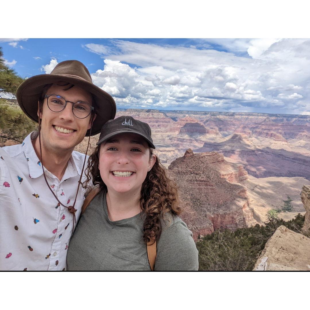 We said "I love you" to each other during our first trip to the Grand Canyon.