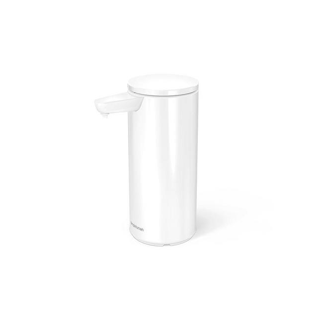simplehuman 9 oz. Touch-Free Automatic Rechargeable Sensor Pump, White Stainless Steel, 2024 Model