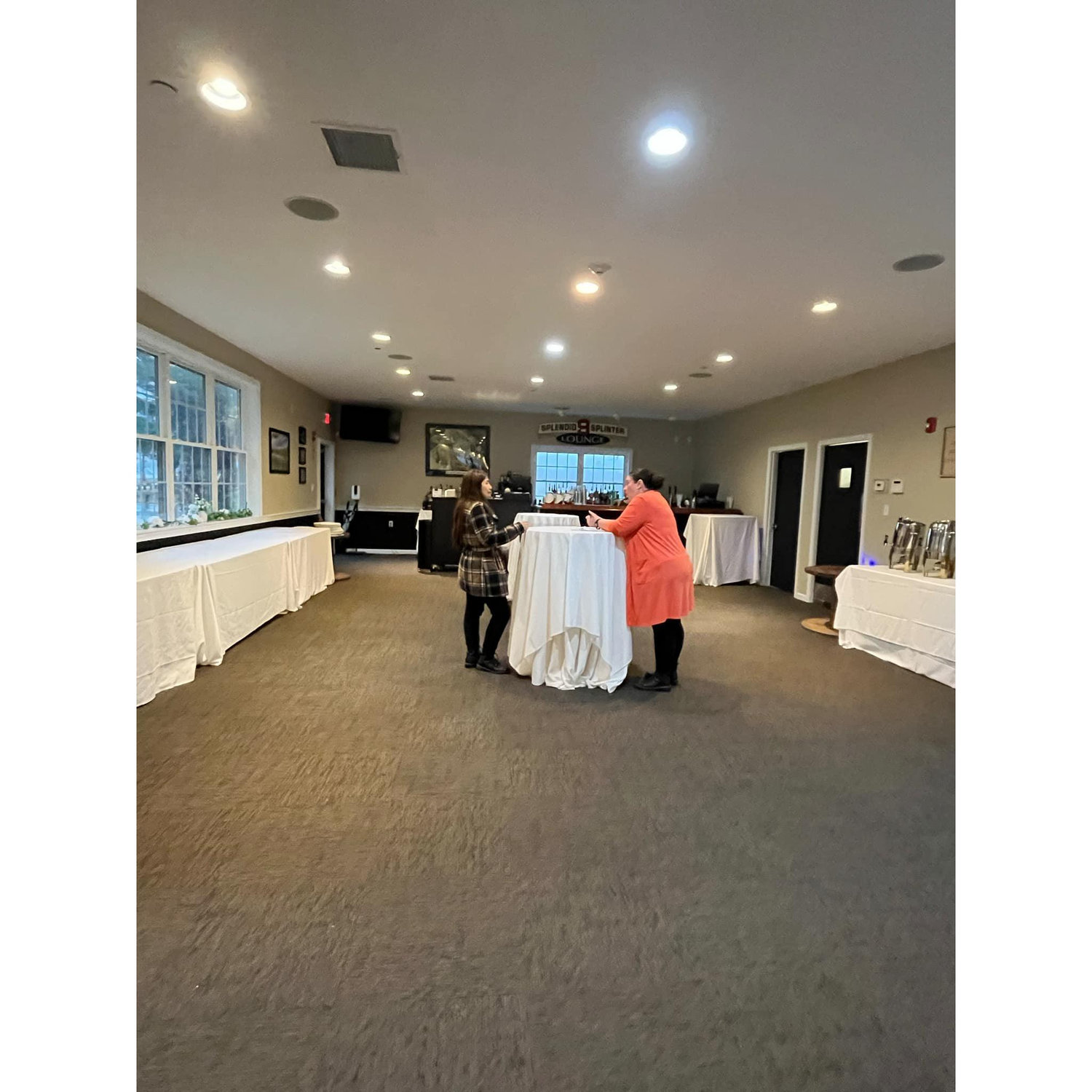 Cash bar area