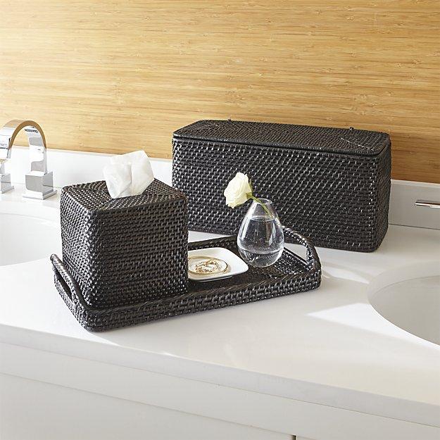 Sedona Black Bath Accessories