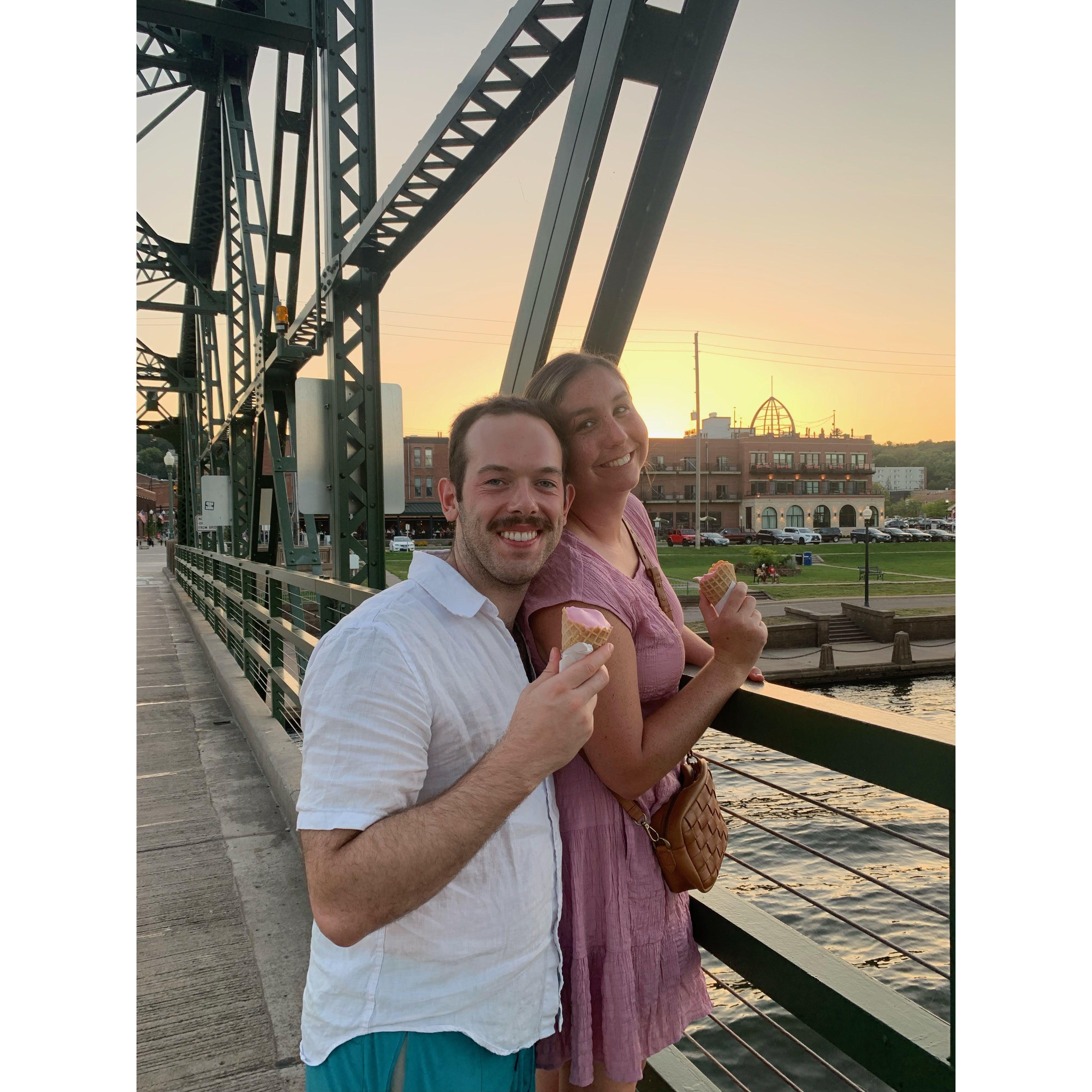 I fell even more in love with Ted when our travels allowed us to meet more of one another's friends and families.