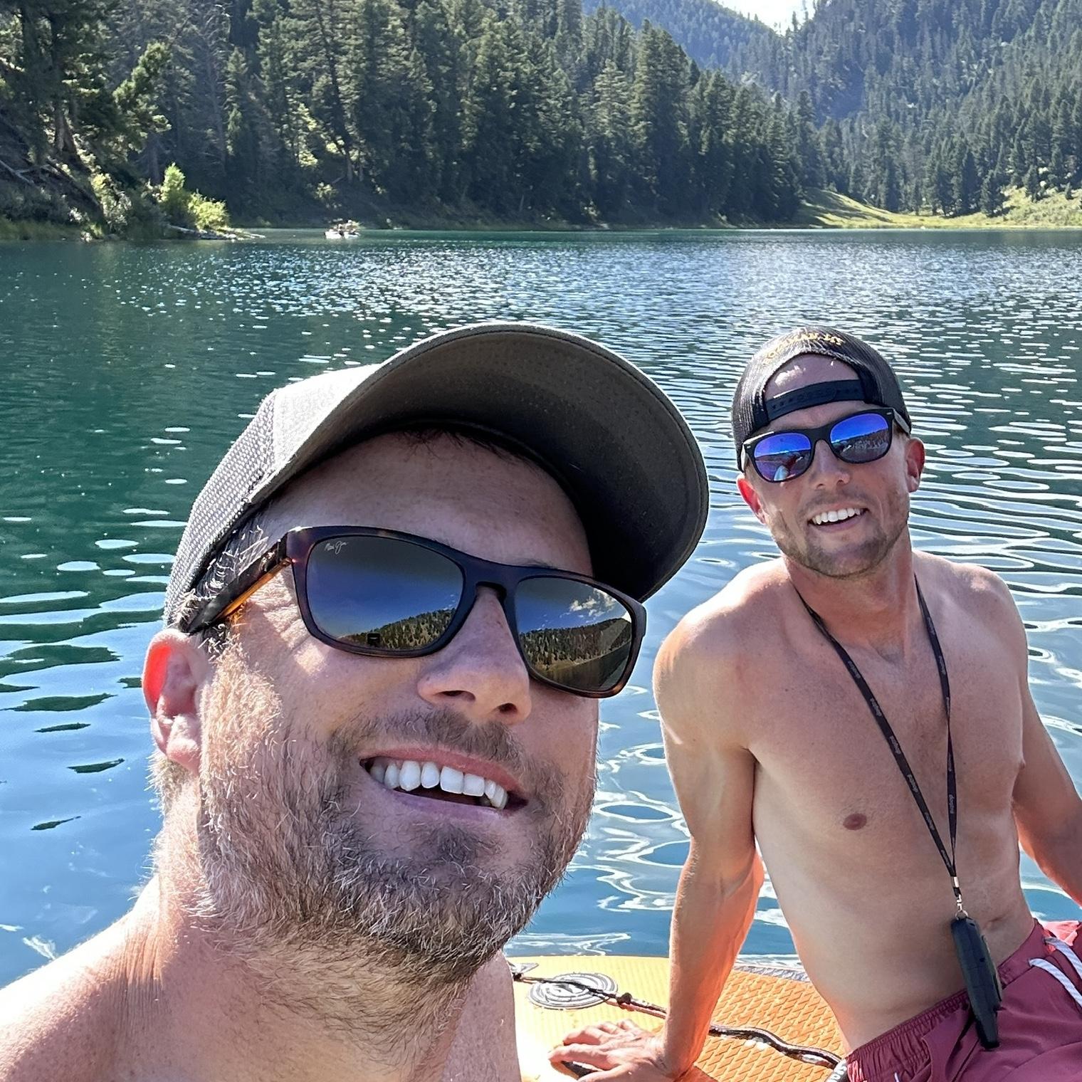 Cliff and Wade Lake, MT 
July 2023
-Paddle boarding and tent camping weekend