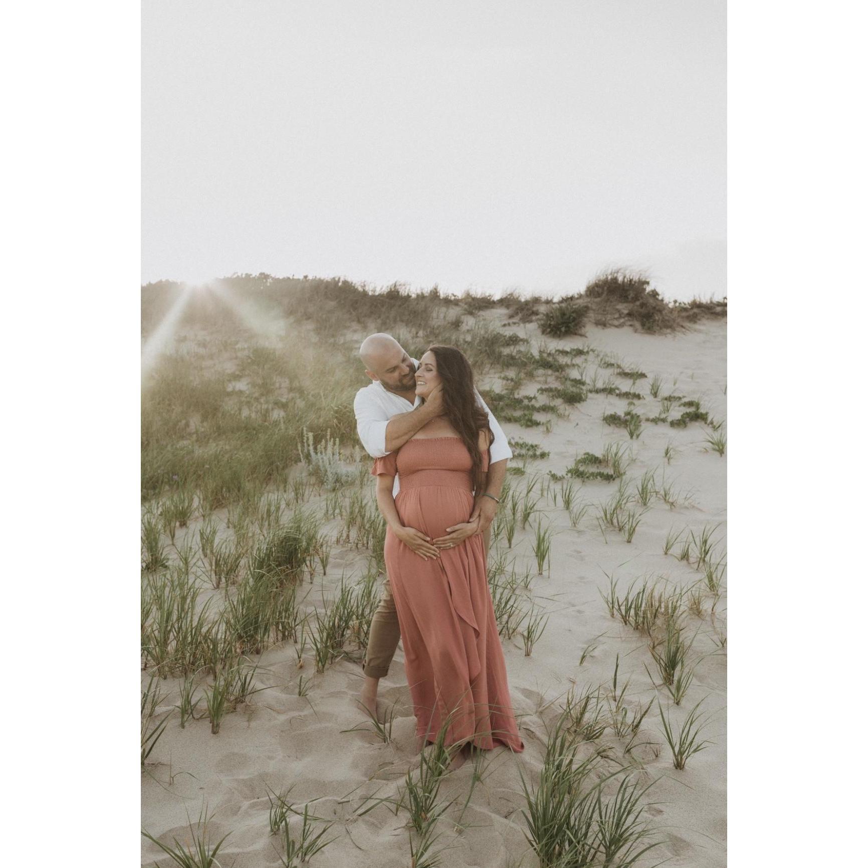 Maternity shoot at the same place we got engaged. We were so excited to meet our Elaina Rose!
