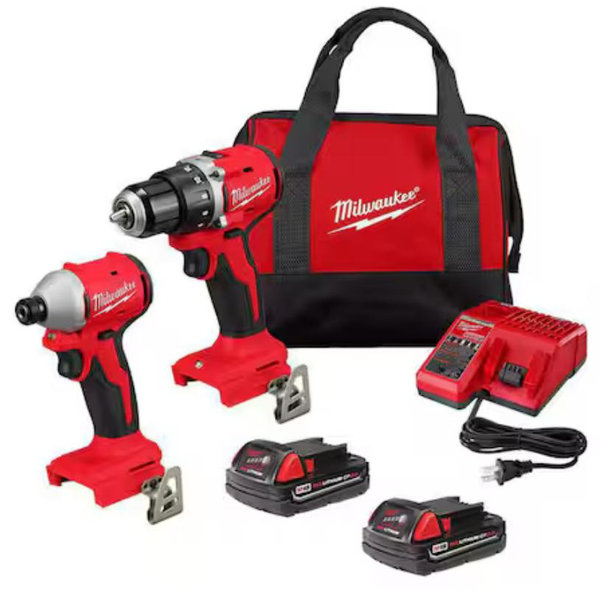 Milwaukee Cordless Hammer Drill and Impact Driver
