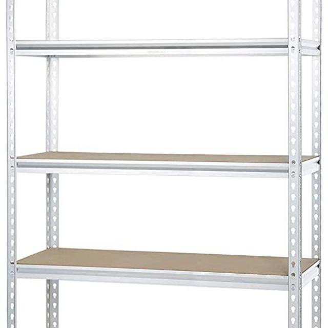 AmazonBasics AMBS05 Shelving, 48 x 18 x 72, Aluminum
