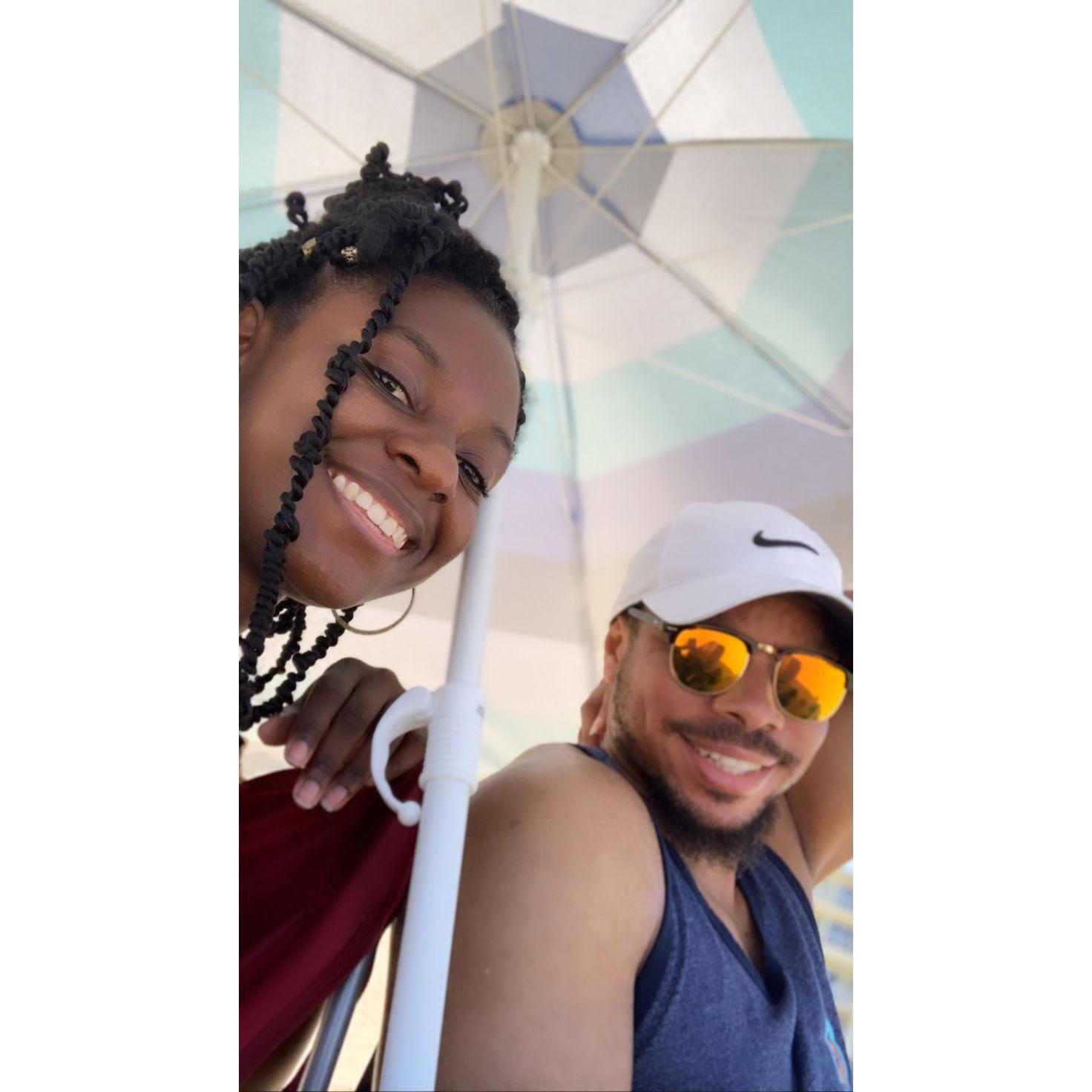 Our first beach trip together