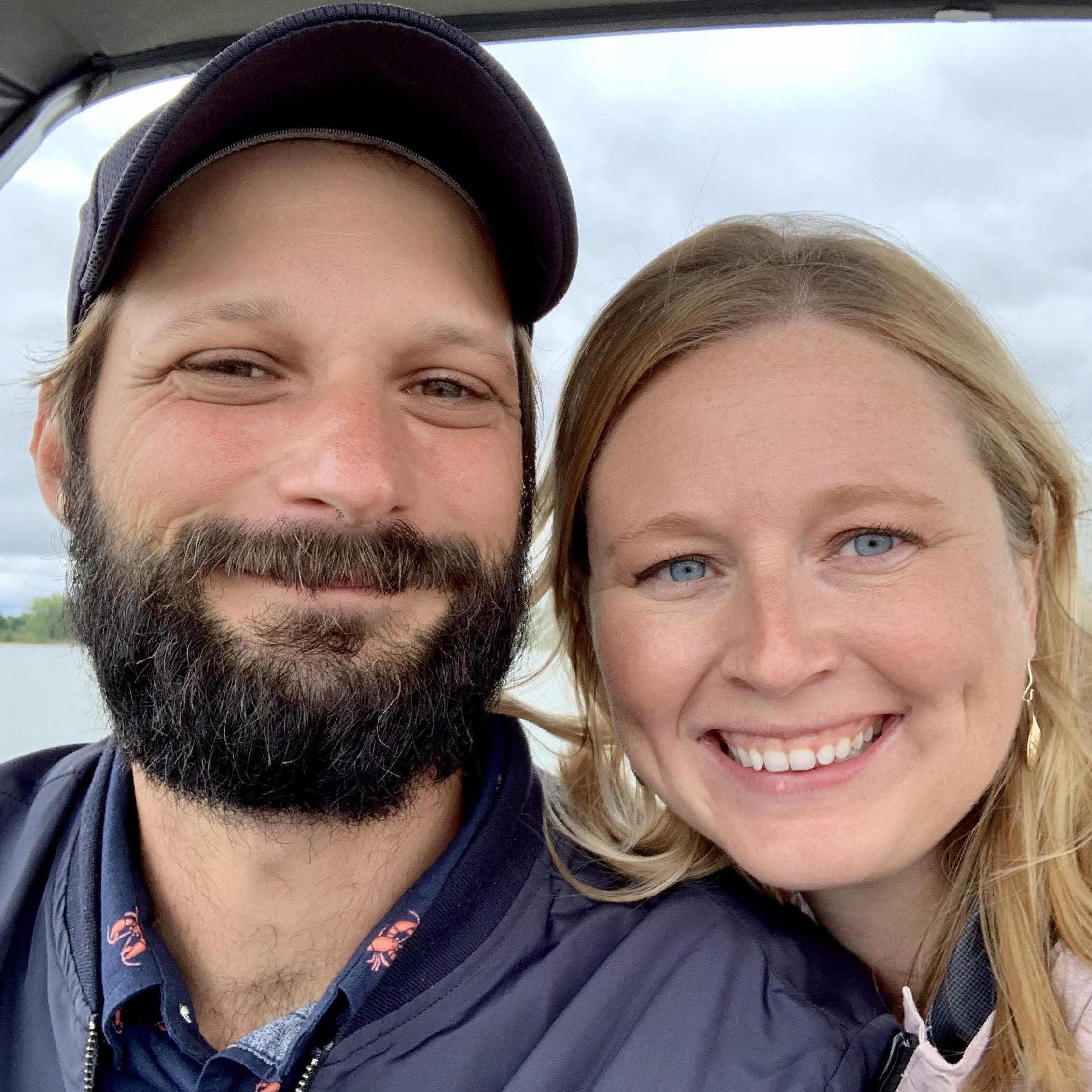 our first time on a boat together, I anticipate this will not be the last!