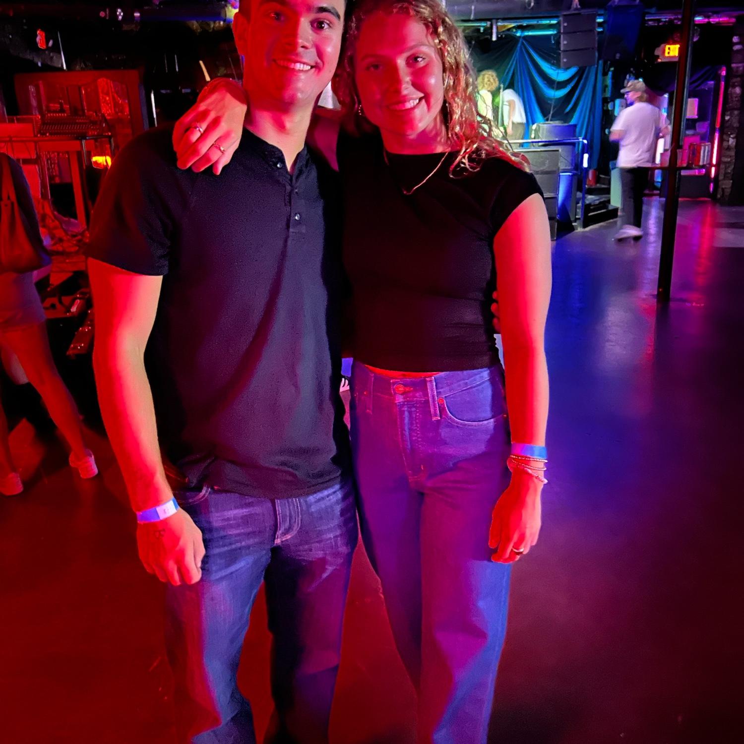 July 26, 2024. Abby flew to North Carolina to visit Whit’s hometown and Charlotte where he worked! He set up a live music event and ran audio by himself at The Rabbit Hole!