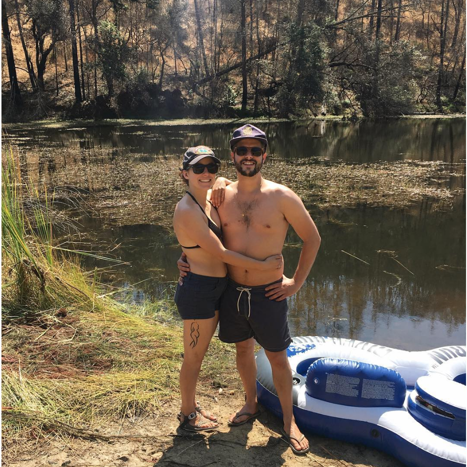 Summer lovin' at the lake on the Thompson family ranch.
