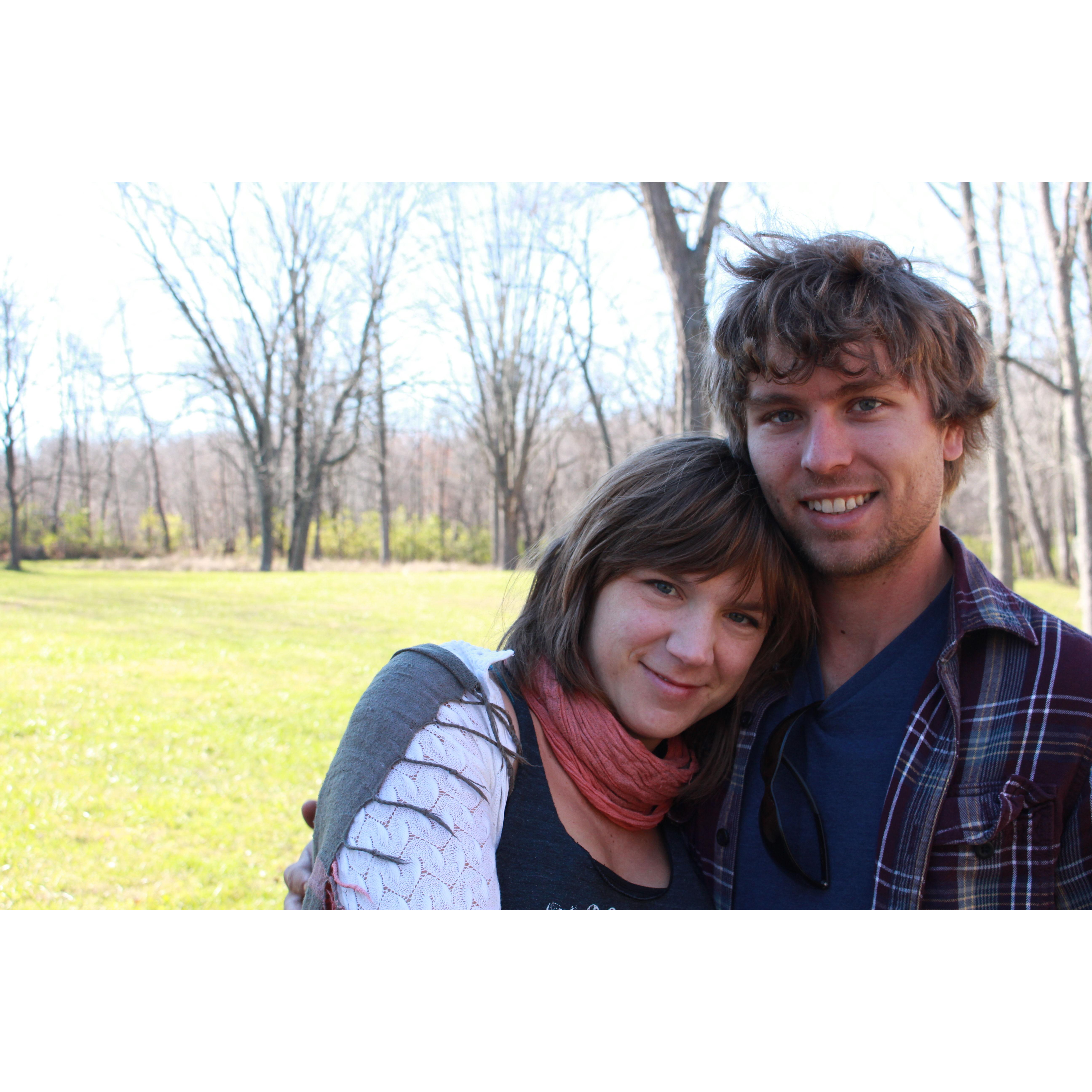 Right before Aleida was born.