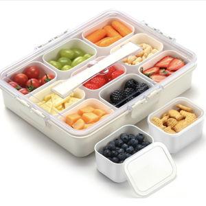 Snack Box Container: White