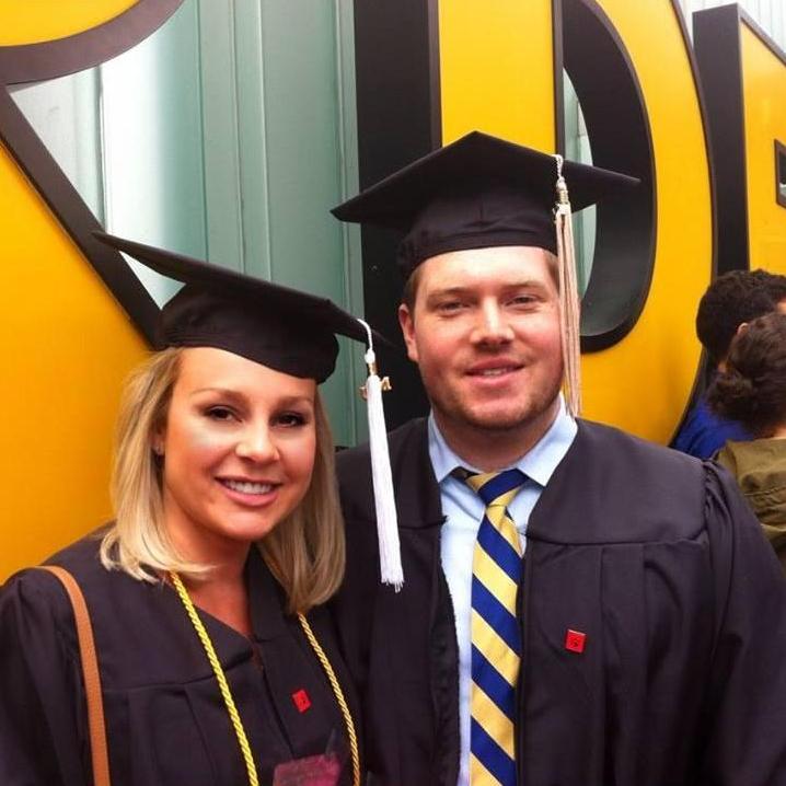 Right after graduating from Northeastern together! May of 2014.