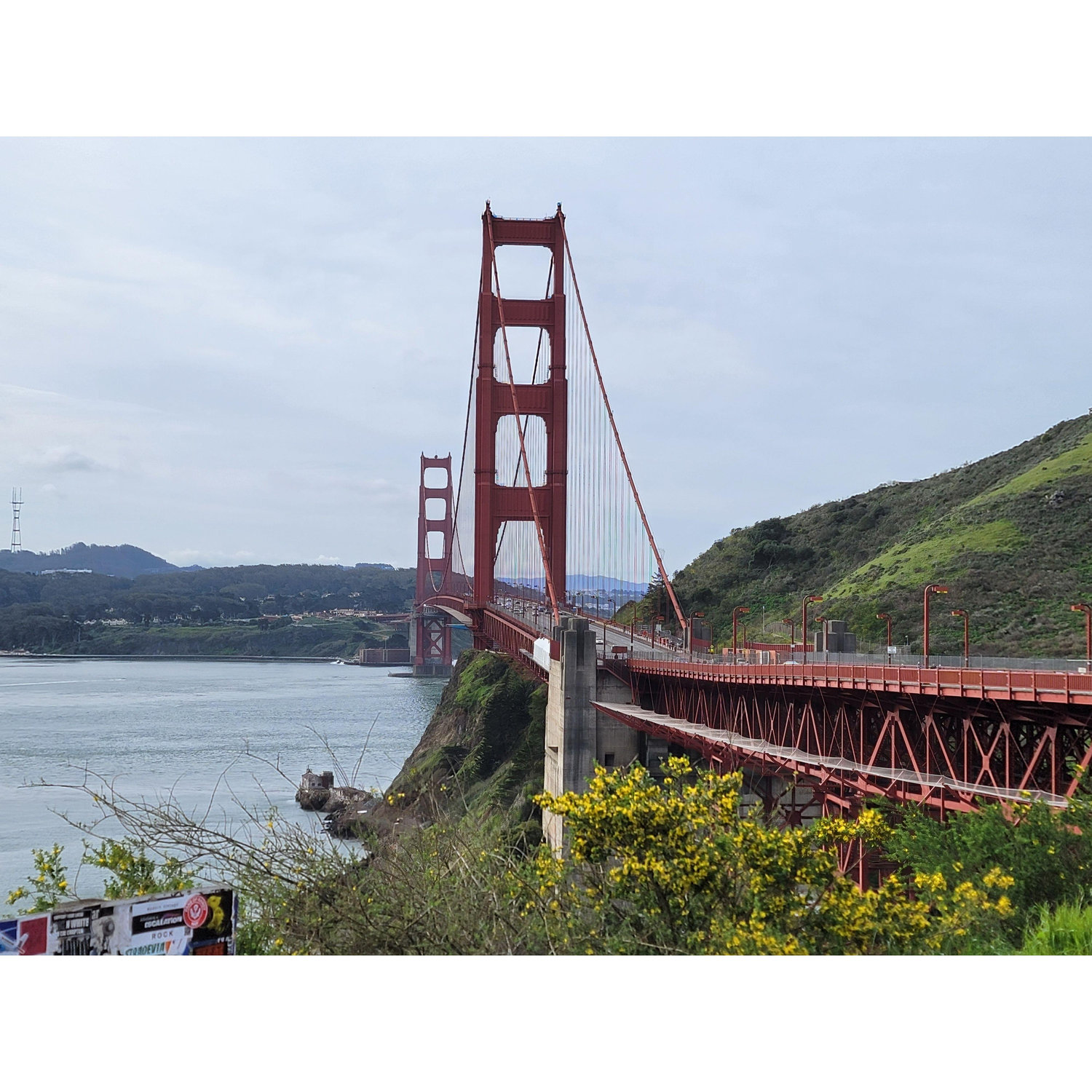 Well, you can't live in the Bay Area without an occasional visit to the Golden Gate Bridge.