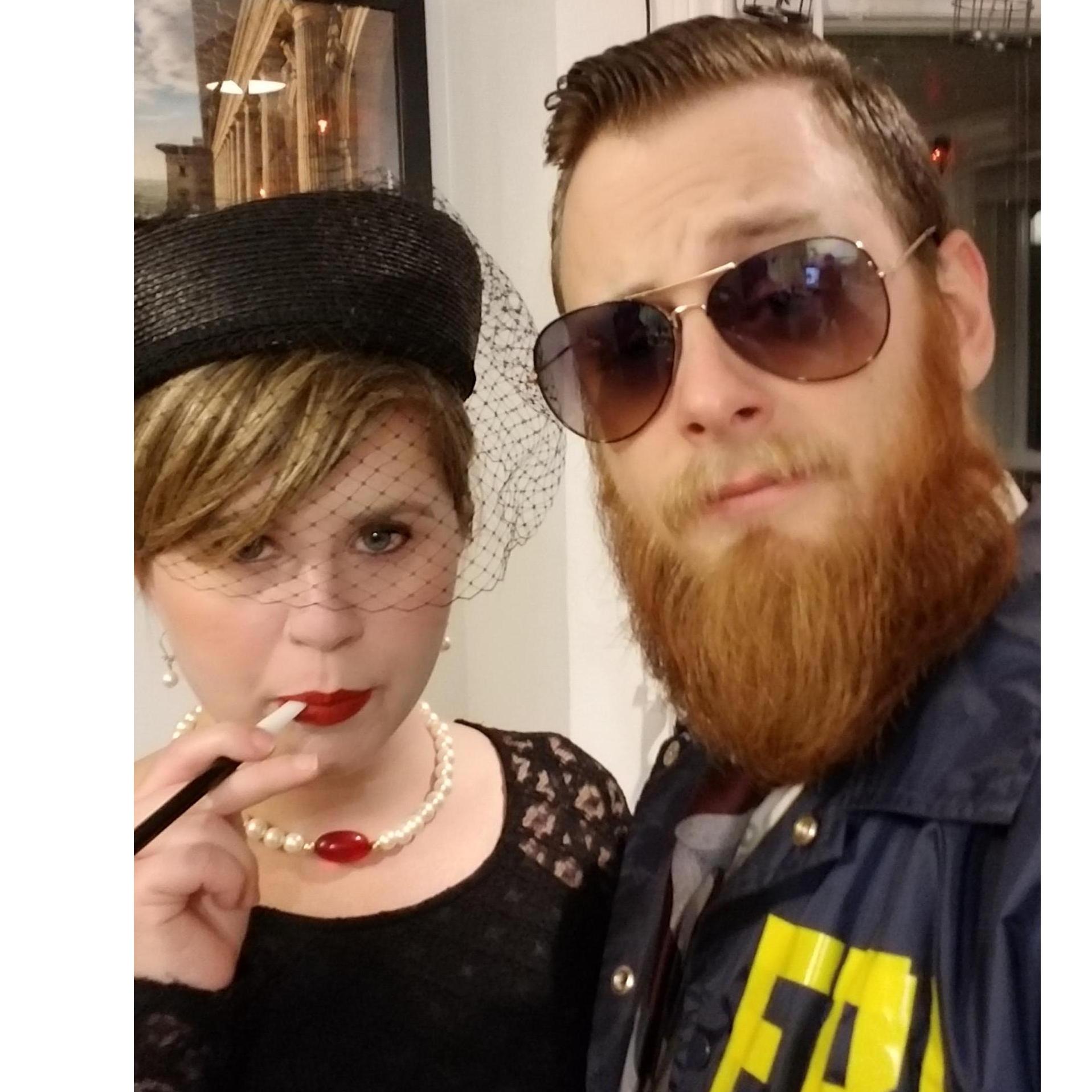 Burt Macklin and Janet Snakehole for Halloween!