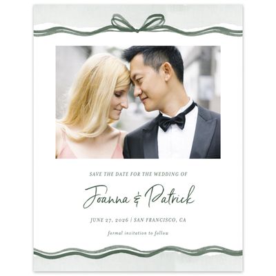 Evergreen Wedding Digital Save the Date - Darlington Photo