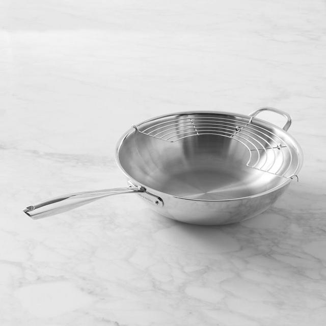 Williams Sonoma Specialty Stainless-Steel Wok