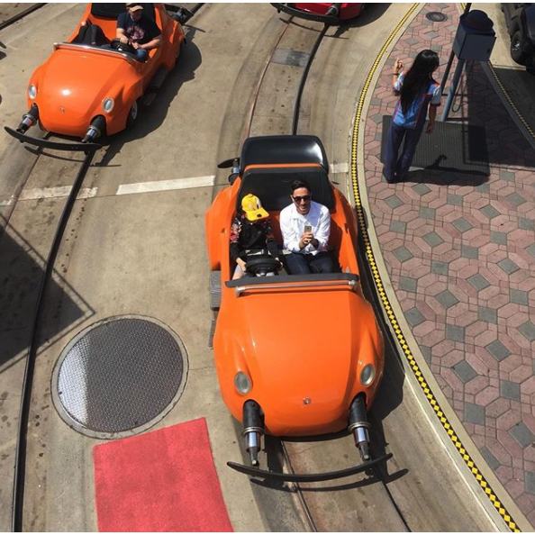Disneyland driving.