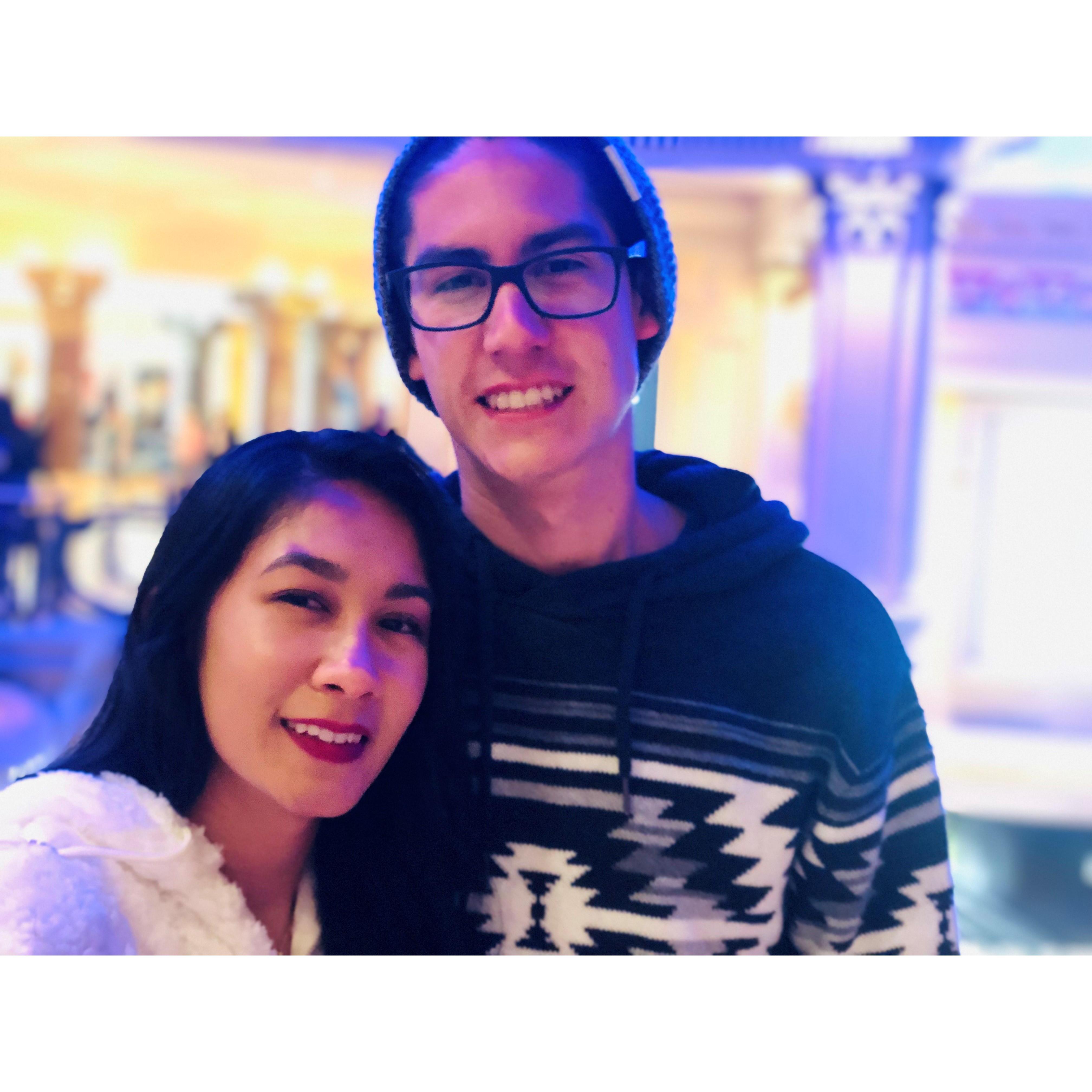 Our first Vegas trip together!