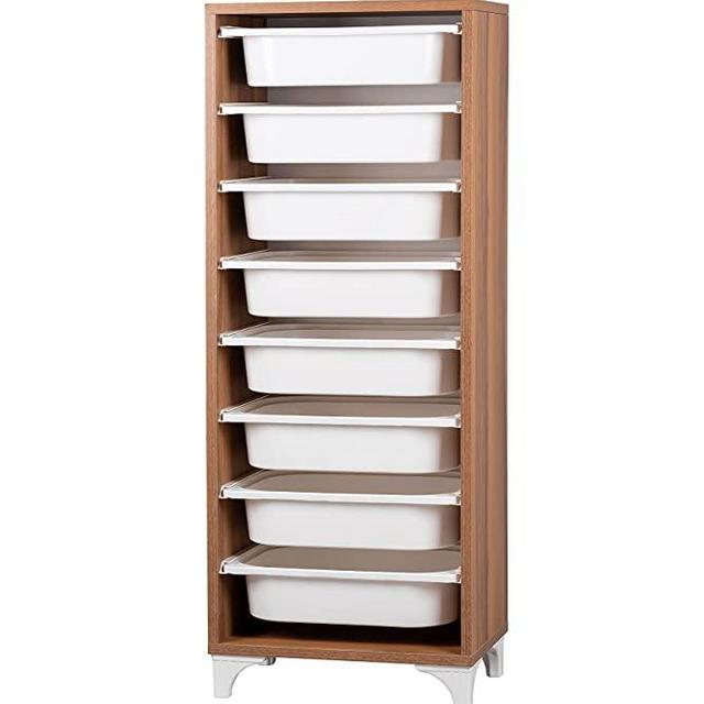 Comfyt Storage Cabinet, Dresser,Bins, Tall Drawer, Closet Organizer, Chest Shelves Shoe Clothing Rack, Bookshelf 8 shelf Closet Bathroom Kids room Kitchen Pantry Garage Organizer Home Essentials