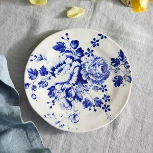 Botanical Transferware Side Plate