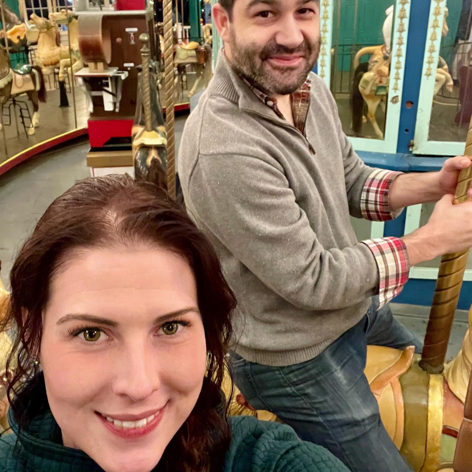 The Flying Horses in City Park for Celebration in the Oaks 2023 🎠