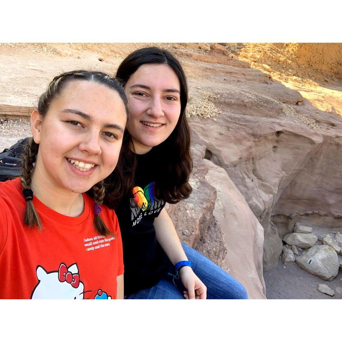 Exploring Eilat, Israel. The red mountains are stunning.