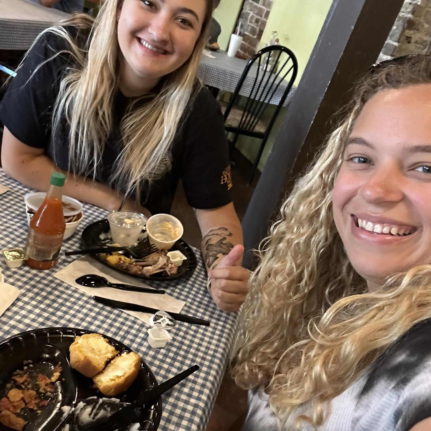 We had the best “hole in the wall” breakfasts in Mississippi. Amber had a tomato pie that was the best we ever had!