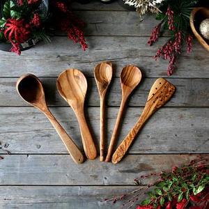 Olive Wood Spoon Set