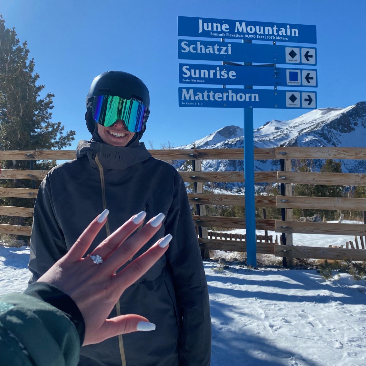 Had to show off the ring!