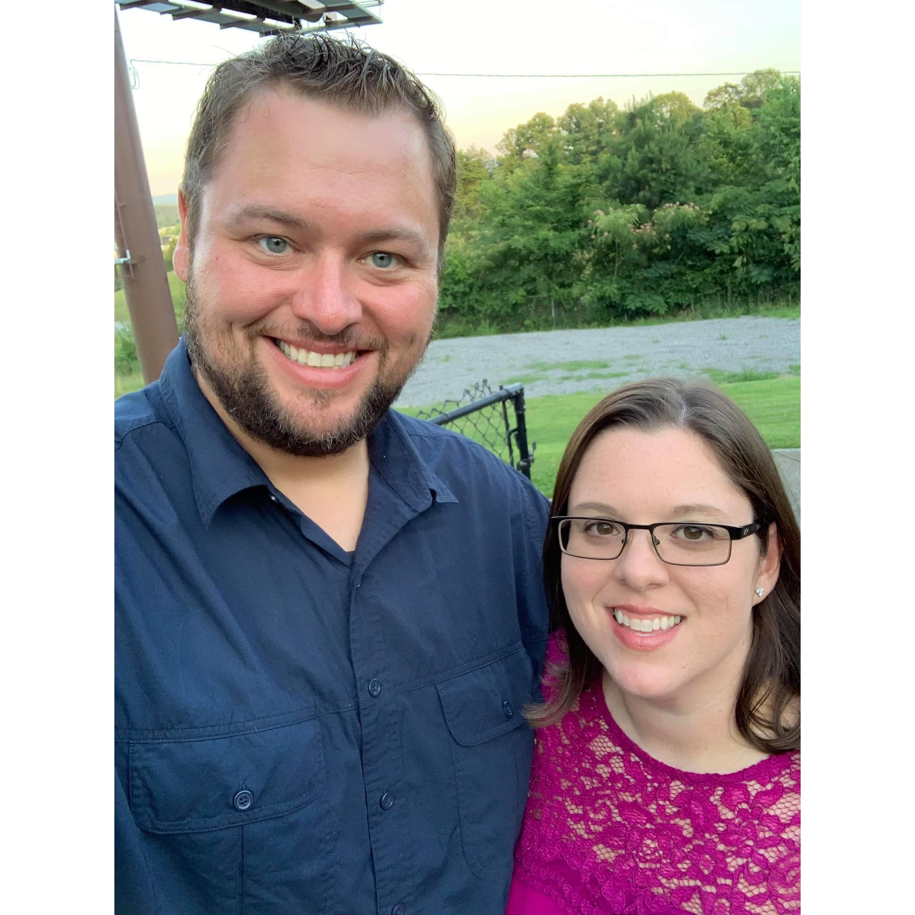 All dressed up for a friend's wedding!