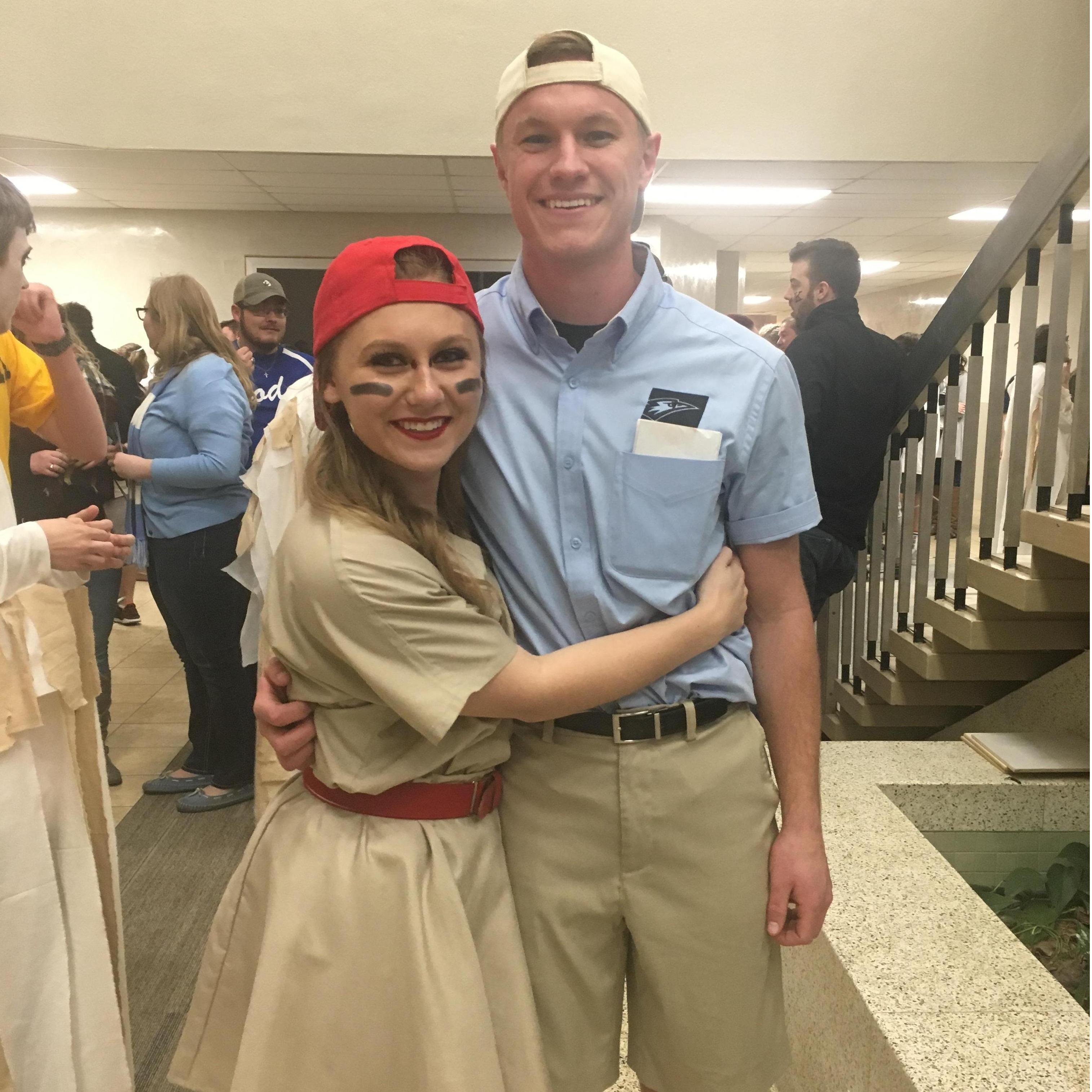 Their first year of college, their first Follies show, and their first picture.