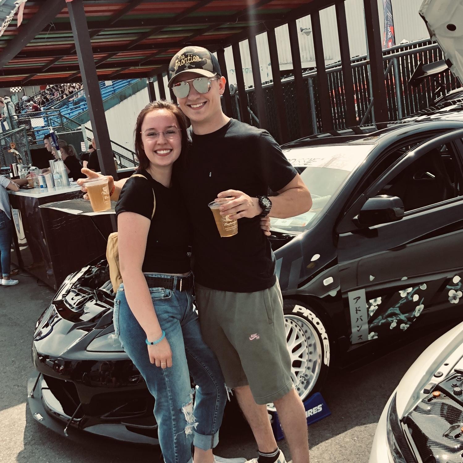 Mark and Maddi’s first photo together! Taken at Driftcon.