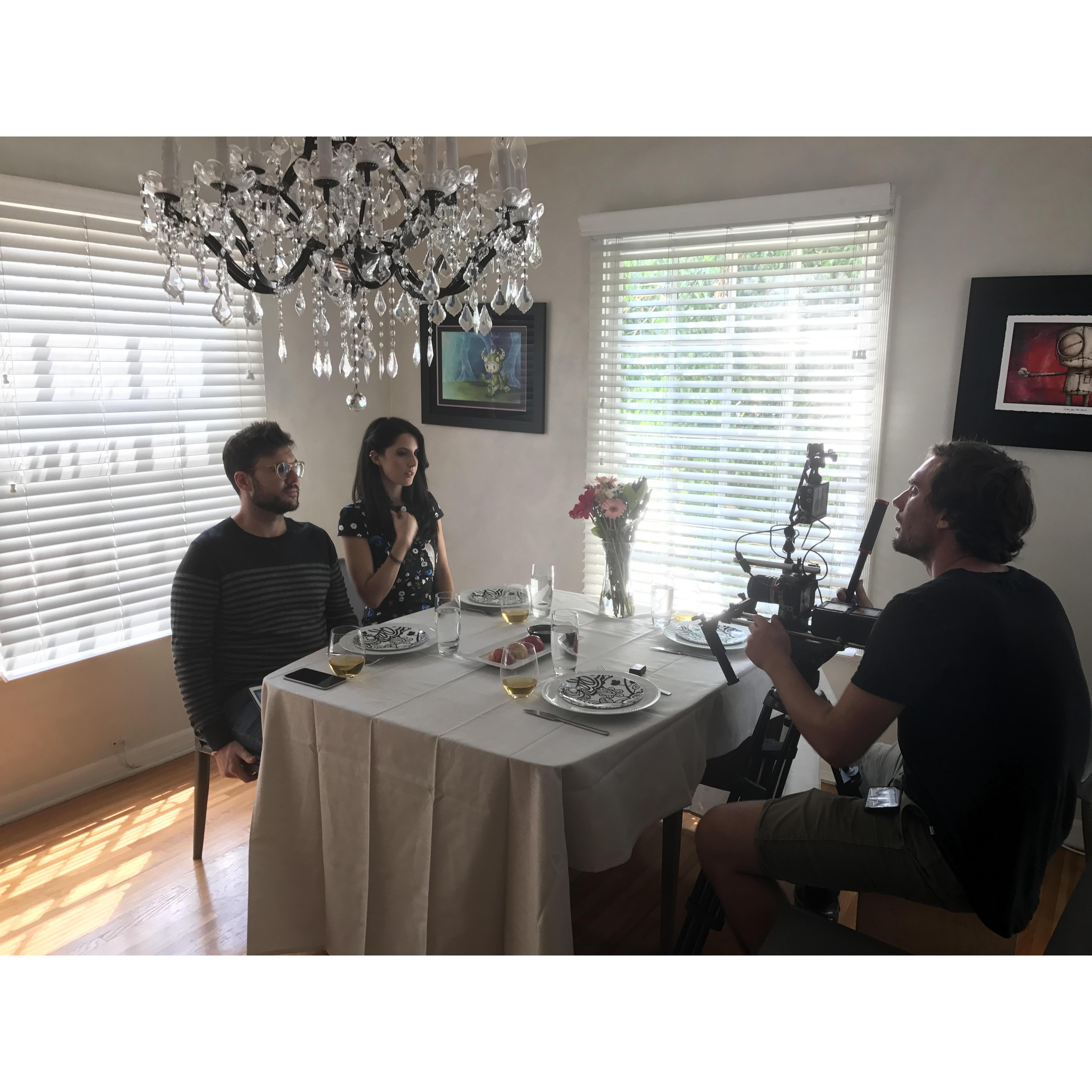 Filming sketches