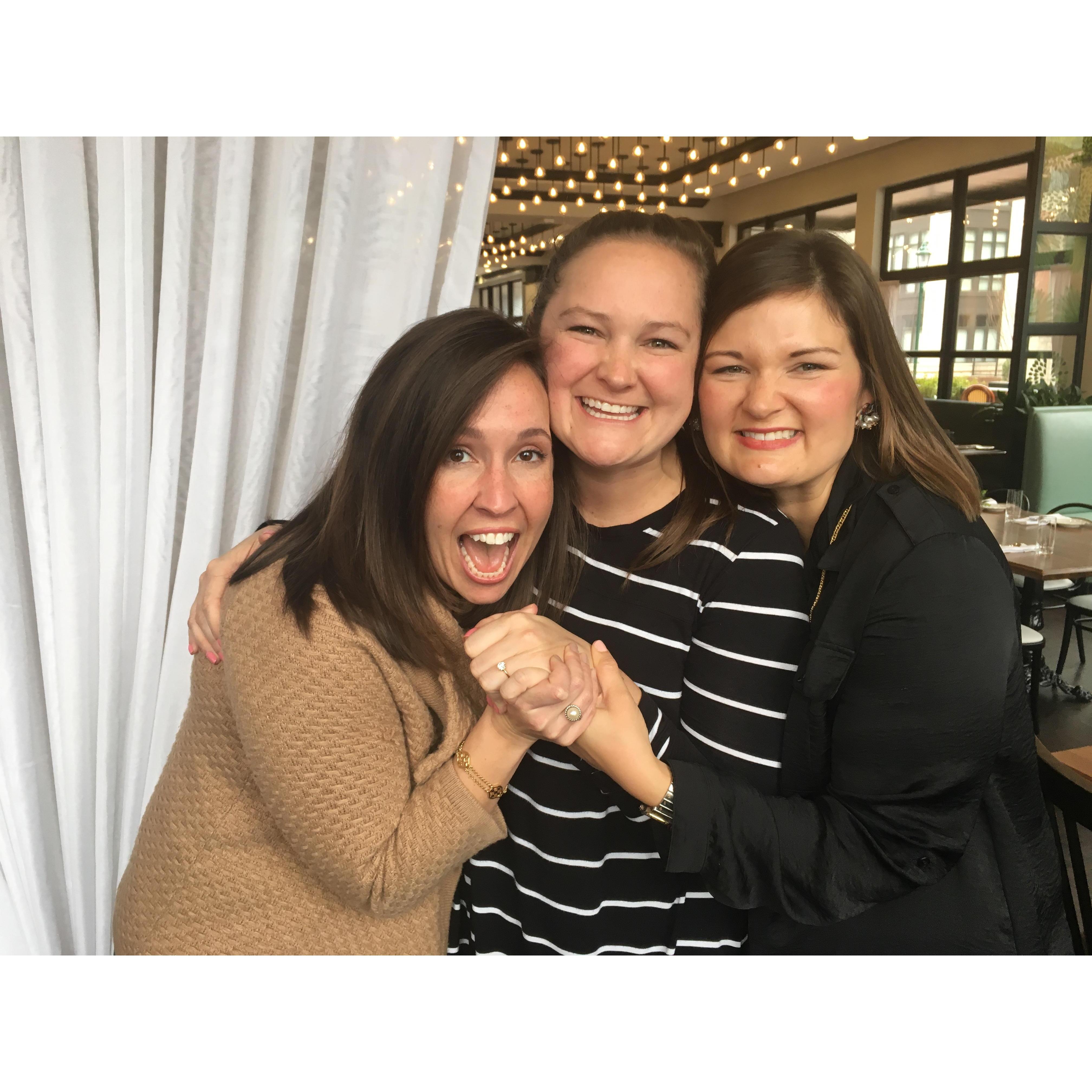 Hailey with her sister/sister cousin, Anna & Catherine