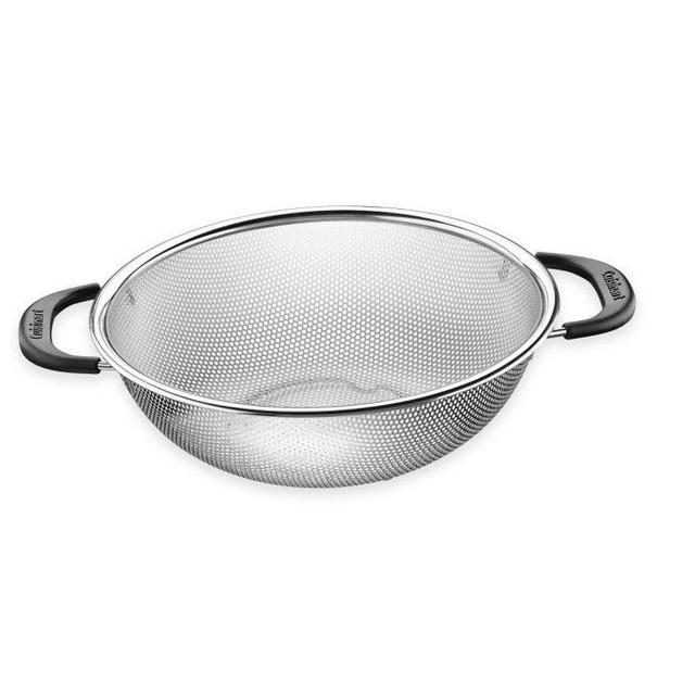 Winco CCB-8R Stainless Steel Reinforced Bouillon Strainer, 8 inch - 1 Each.