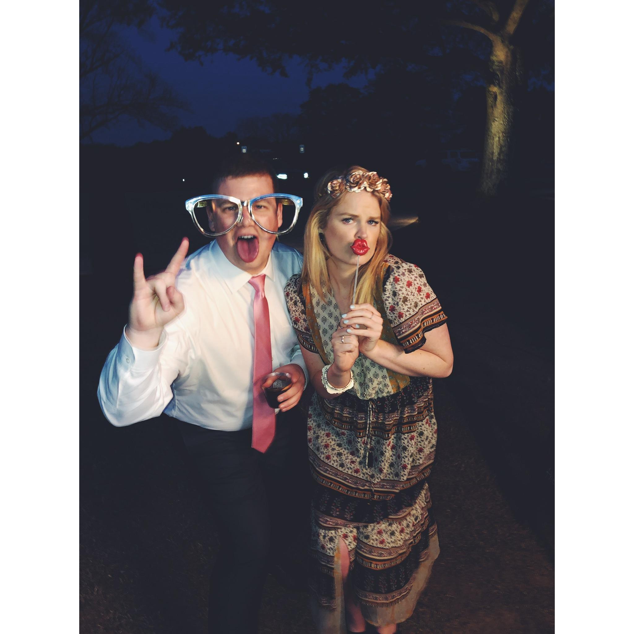 At Nikki's cousin's wedding in Georgia