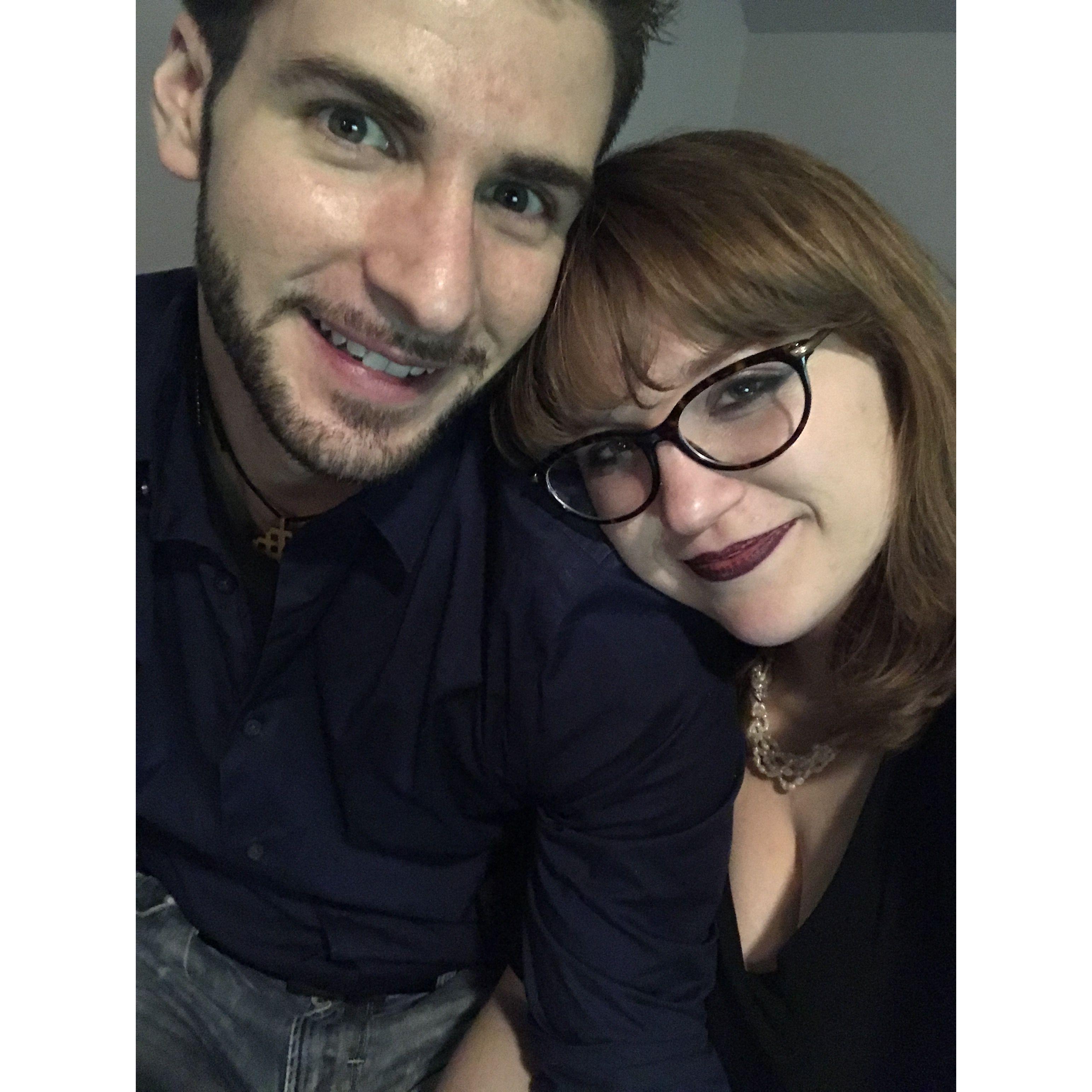 New Years Eve, 2018. Our 4th date, and Robyn knew John was the one.