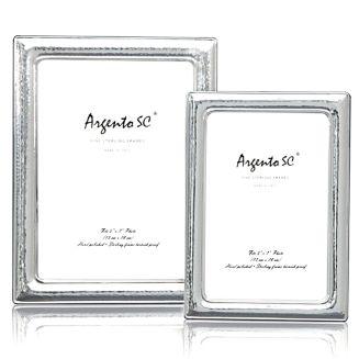 Argento "Hammered Small" Frame, 5" x 7"