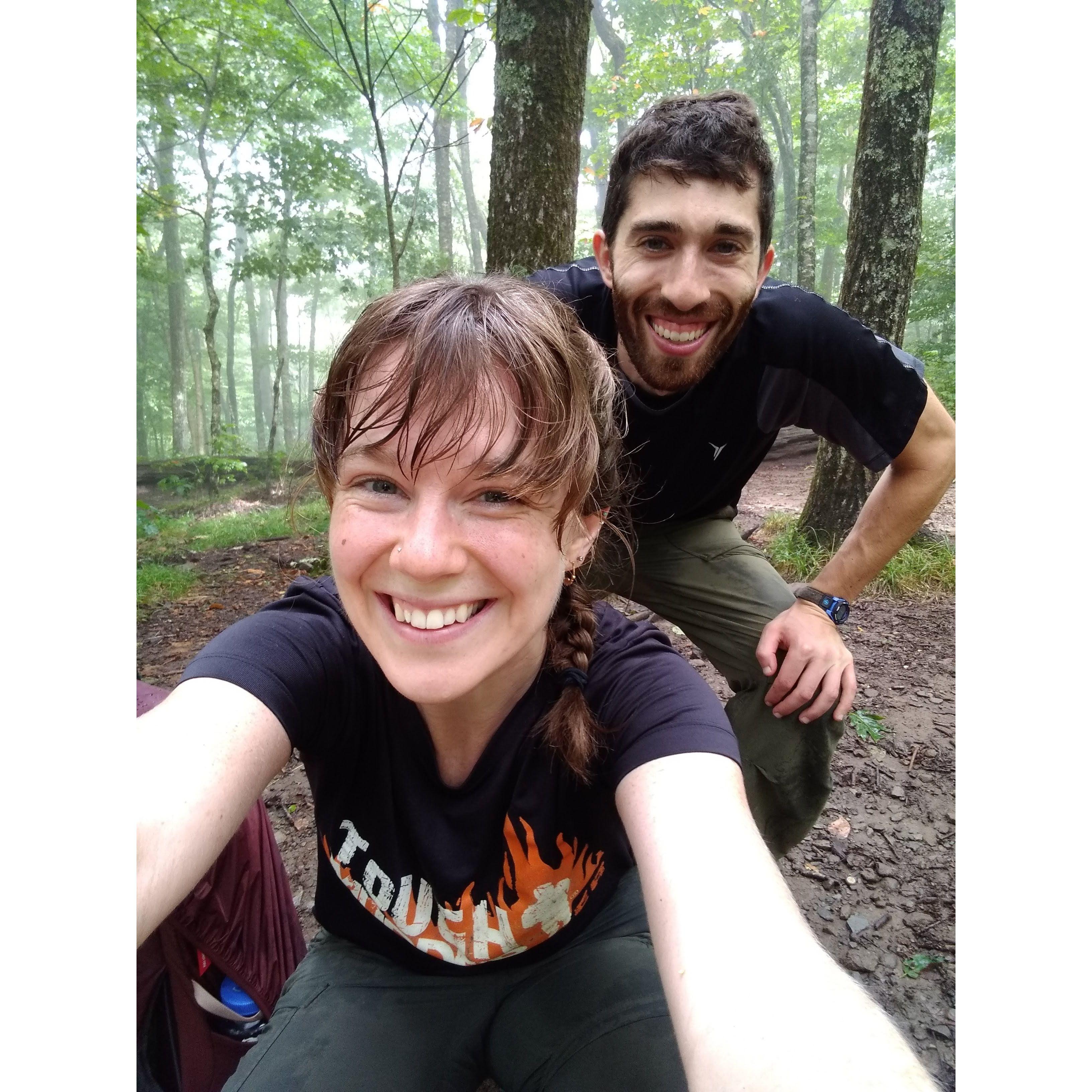 Backpacking in the Smoky Mountains. Fact: the Smokies are basically a rainforest.