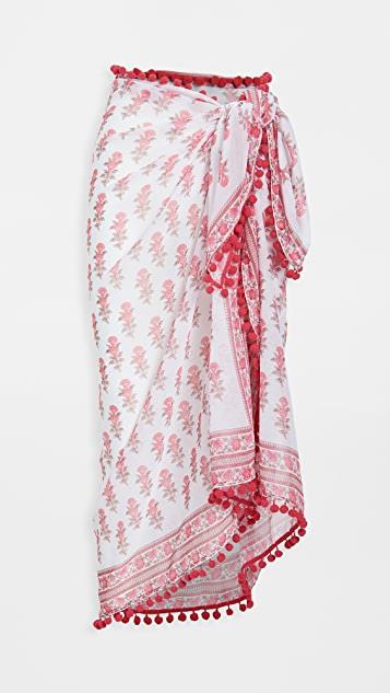 Playa Lucila Border Print Sarong