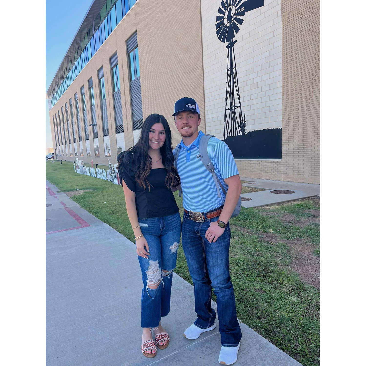 First day of Junior Year (Julia) and Senior Year (Tres)! 
Fall 2023