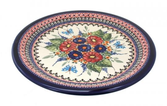 Floral Butterfly Dinner Plate