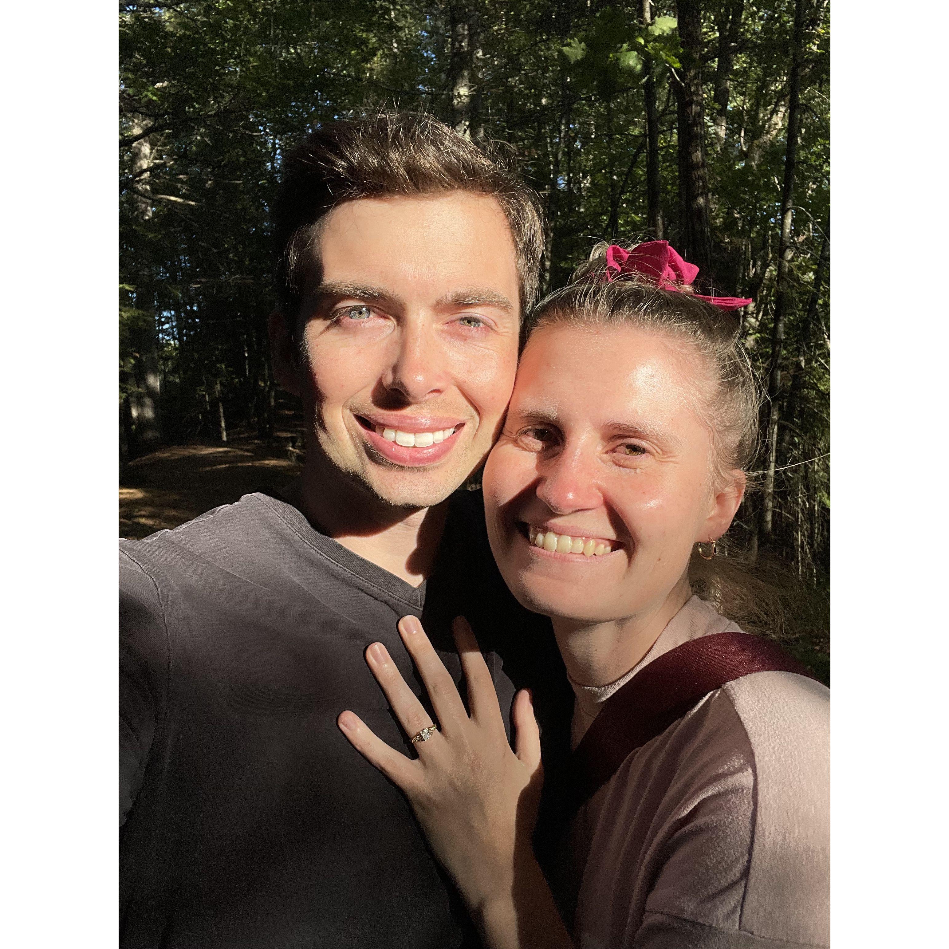 The day we got engaged!!