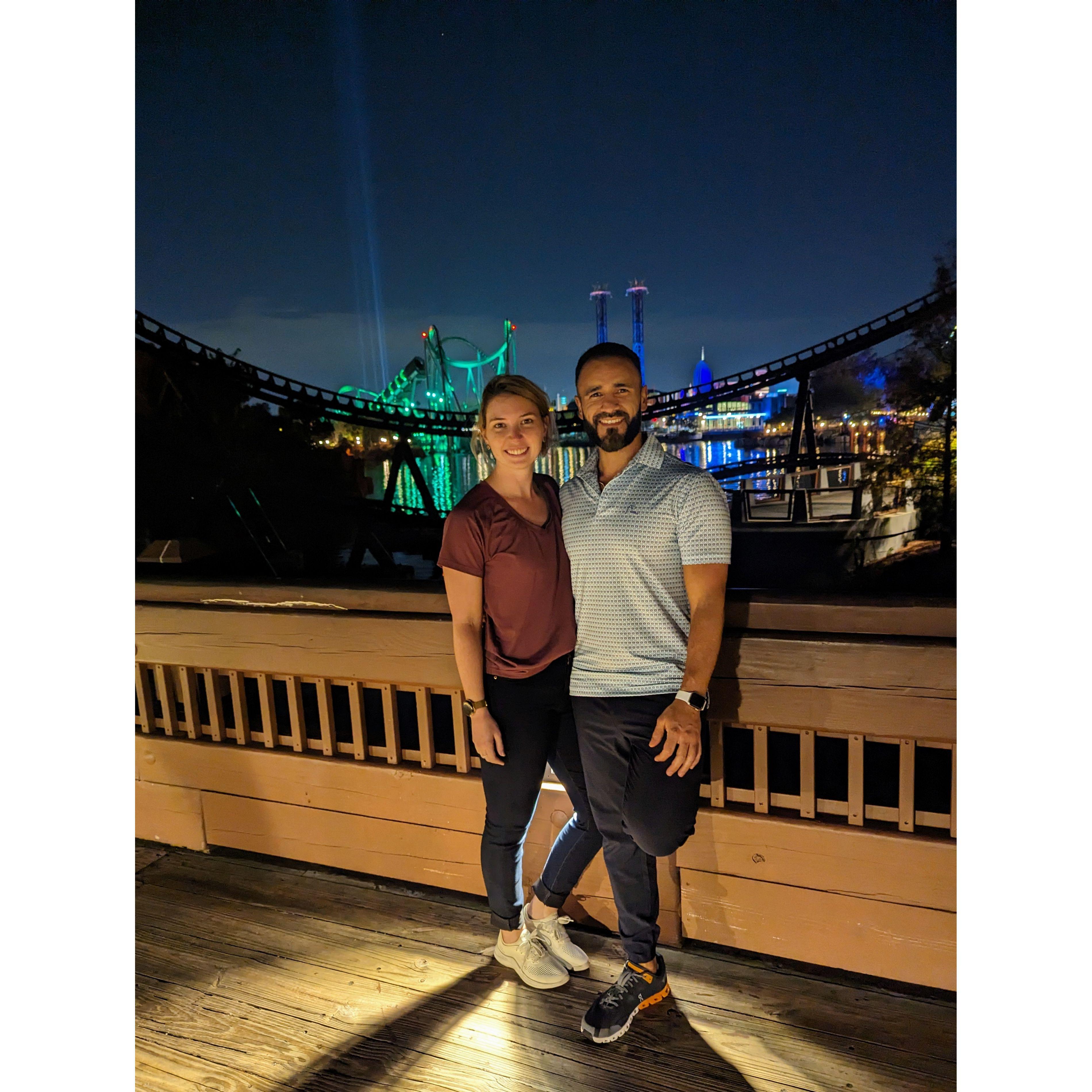 Kaylie got to show Gaston around her old stomping grounds of Universal Orlando for his birthday. This trip still has one of their top favorite moments together.