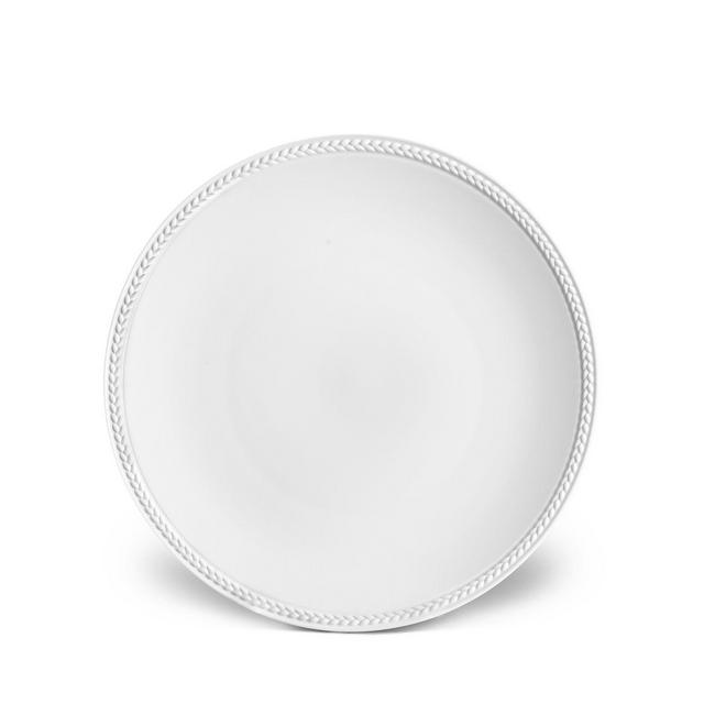 L'Objet Soie Tressée White Dessert Plate