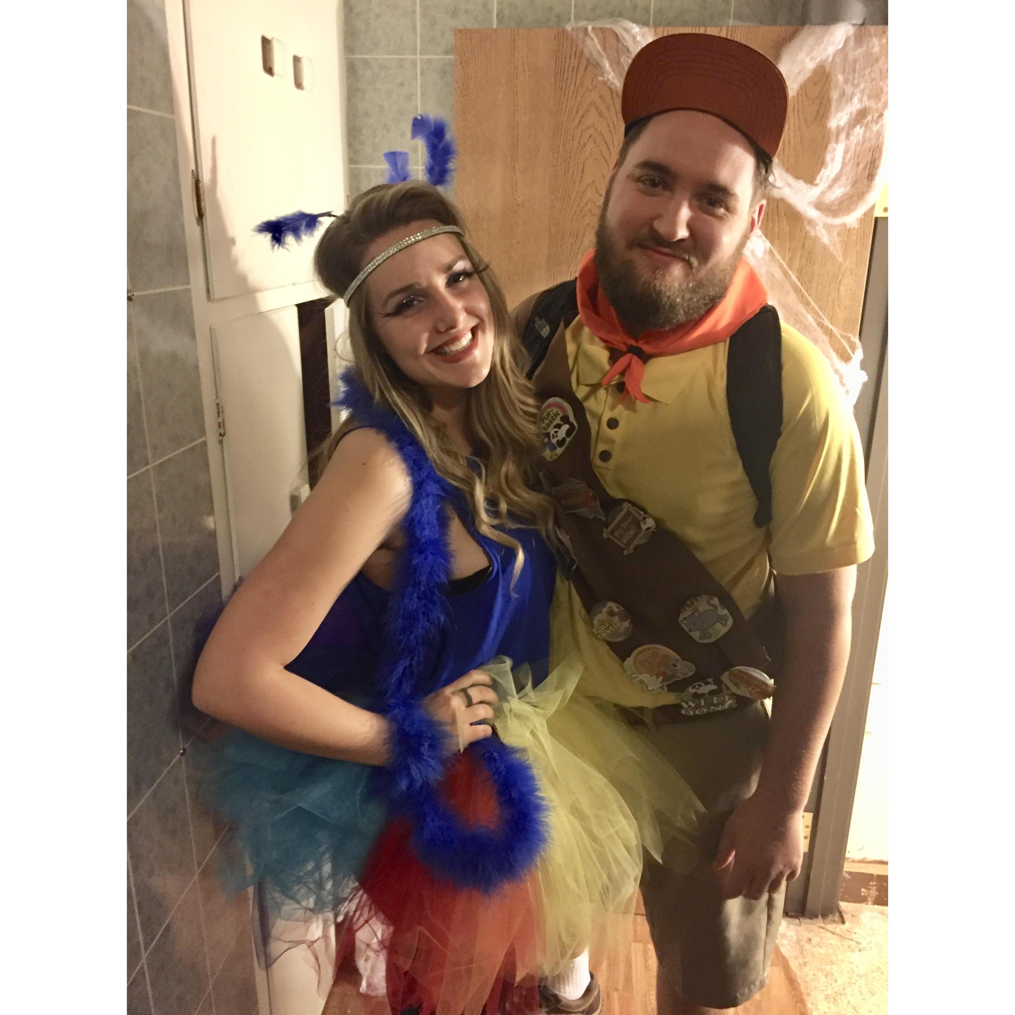 10.31.15 - Disney's Up! inspired Halloween costume. Alex and Erica spent too many hours working on these outfits!