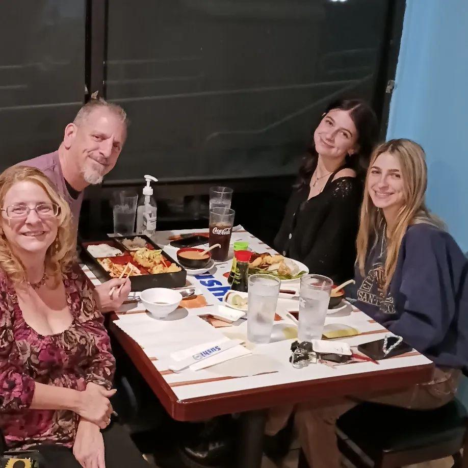 Sushi with loved ones