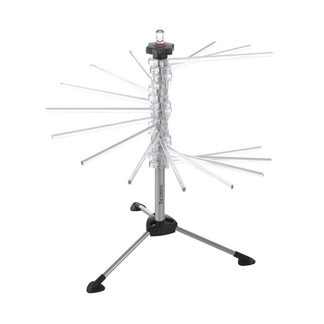 MARCATO Atlas Pasta Drying Rack, Tacapasta, Made in Italy, Steel and Polycarbonate, Collapsible, Clear